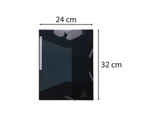 Elastomap IDERAMA PP 3klep A4 zwart - 9
