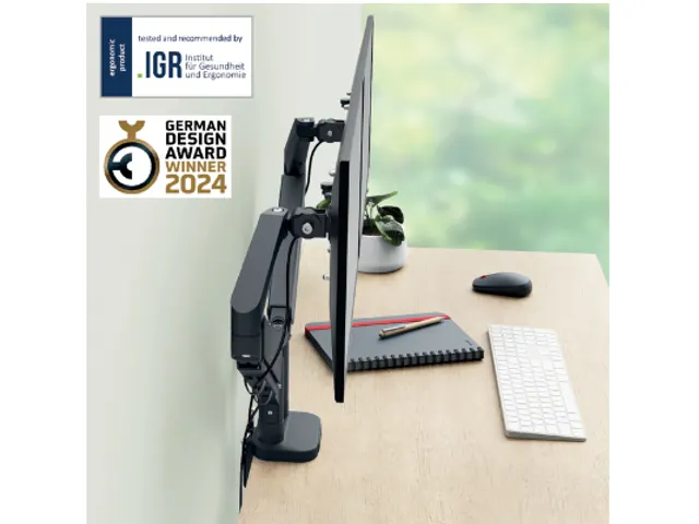 Bras double écran Leitz Ergo Faible encombrement