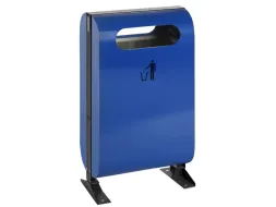 Buitenafvalbak op voet 45 liter Blauw