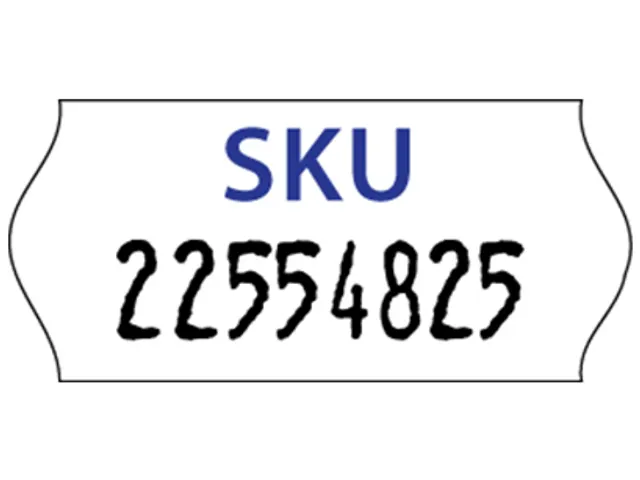 Etiketteertang Samark 26 + 12000 Etiketten Non Permanent 1 Regel