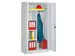 Dossier-/Kledingkast Hxbxd 1950x1000x500mm RAL7035