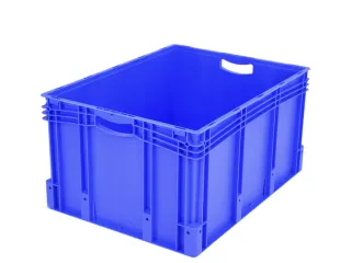 Euronorm Stapelkrat Pp 420x800x600mm 169l Dubbele Bodem 200kg - 1