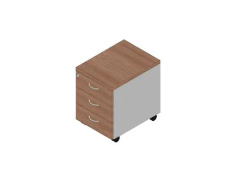 mobiel ladeblok,HxBxD 580x420x560mm,3lade(n),centr. vergrendeling