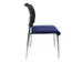 Siège visiteur Assise tissu bleu Dos maille noir
