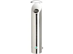 RVS wandasbak HxBxD 530x120x180mm RVS romp gepolijst rond 2.5 Liter