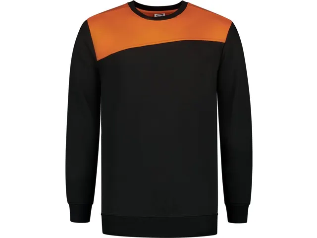 Tricorp 302013 sweater zwart/oranje maat S