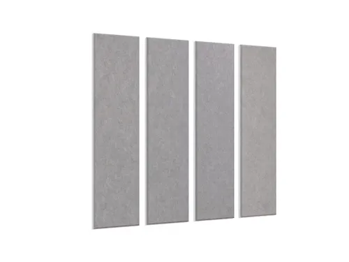 Akoestische PET-vilt wandtegels 30x120cm Lichtgrijs 4 Stuks