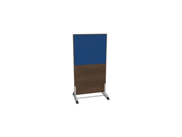 scheidingswand,HxB 1545x800mm,NV bruin hickory,BN6016-blauw