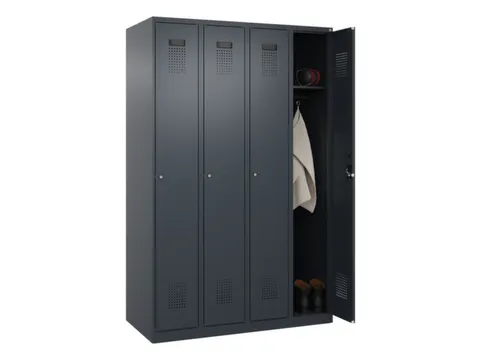 locker,HxBxD 1850x1200x500mm,4vak,vak B 300mm,cil.-slot