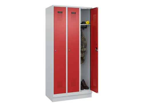locker,HxBxD 1950x900x500mm,3vak,vak B 300mm,cil.-slot,sokkel