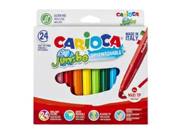 Viltstiften Carioca Jumbo maxi assorti set à 24 stuks