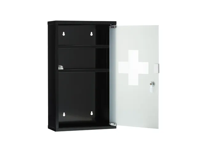 EHBO kast First Aid Only met EHBO-set A 12x30x50 cm zwart