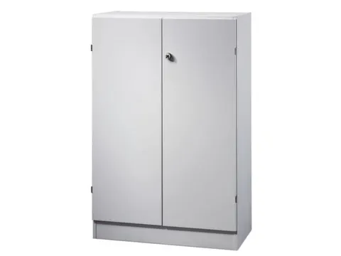 kantoorkast,HxBxD 1270x800x420mm,2xhouten vloer,Gestreepte greep