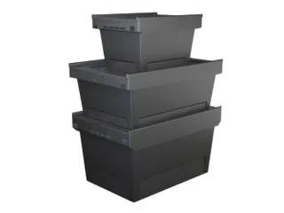 Herbruikbare containers,3bakken,HxLxB 240x410-610x300-400mm,18-58l,PP - 1