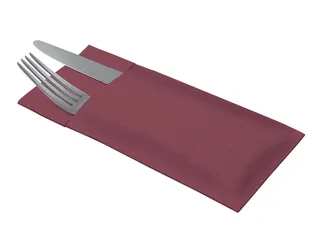 Bestekpochette Tork LinStyle 1-laags 60st duurzaam rood 509603 - 3