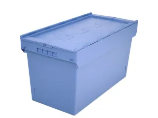 Herbruikbare Stapelbak Pp 440x800x400mm 100l Stapel-Verzegelbaar - 1