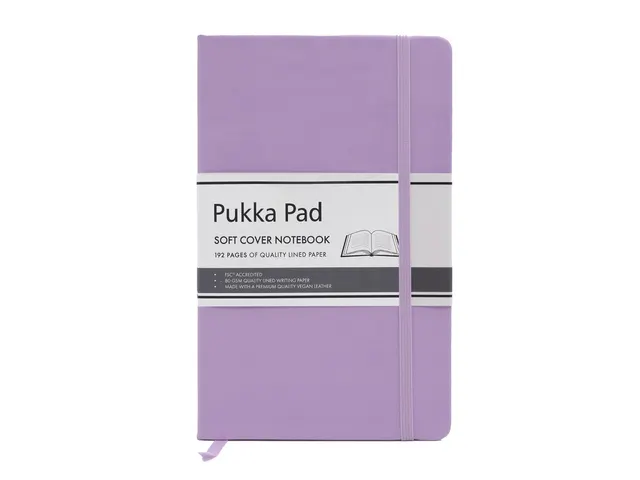 #Notitieboek Pukka Pad SignatuSC 13x21cm lijn paars