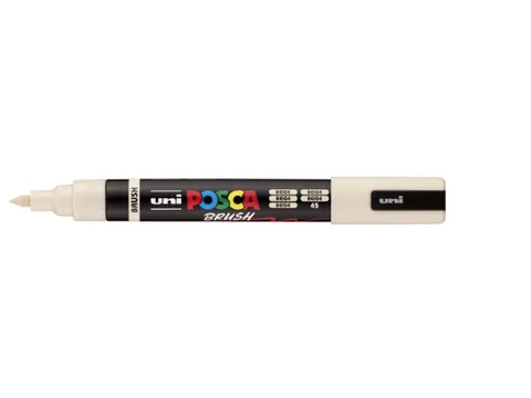 Paintmarker Uni POSCA PC-5BR brushpunt M beige
