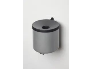Wandasbak 2.4 liter HxØ 160x155mm Zilverkleurig Staal - 1