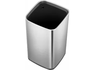EKO Laguna Open top Prullenbak 12 Liter Zilver Mat RVS - 2