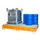 opvangbak,v. 2xIBC/10x200l vaten,opvangvol. 1000l
