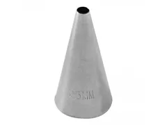 Spuitje rvs glad 02 Ø5mm
