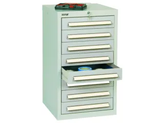 ladekast HxBxD 900x515x500mm 8laden vergrendeling RAL7035 - 2