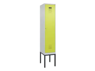 locker,HxBxD 2120x400x500mm,1vak,vak B 400mm,cil.-slot,voetonderstel - 2