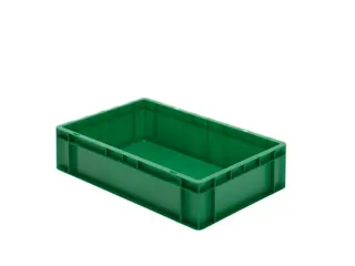 Euronorm-stapelbak 26l 145x600x400mm Wanden/bodem Gesloten Groen - 1