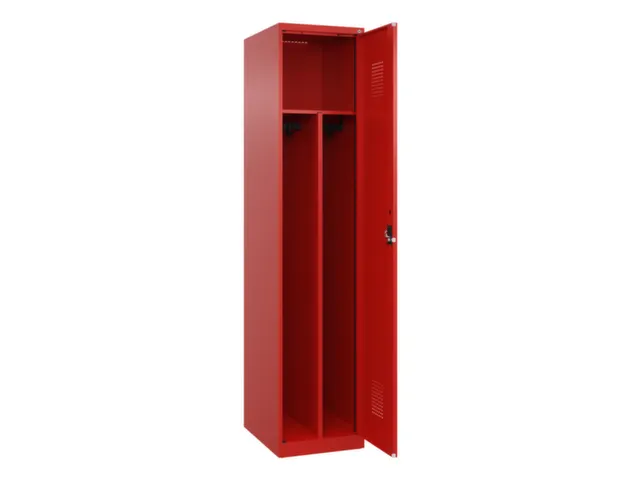 locker voor scheiding van kleding,HxBxD 1850x400x500mm,1vak