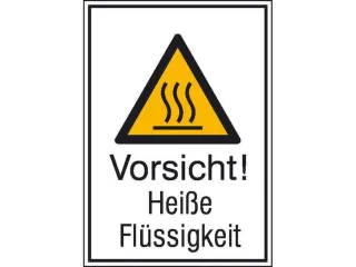 waarschuwings-combibord,v. binnen/buiten,Pas op! Hete vloeistof - 1