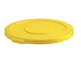 Deksel,v. afvalverzamelaar 121l,rond,Ø 560mm,PE,geel - 2