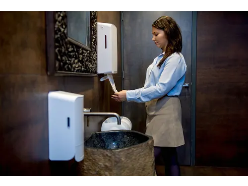 Euro White Quartz 441102 handdoekdispenser Wit Multifold
