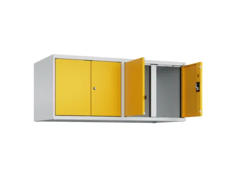 opzetkast,v. locker voor scheiding van kleding,4vak.,vak B 300mm