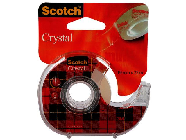 Scotch - 3M Scotch Ruban adhesif Crystal Clear 600, avec devidoir