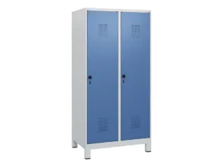 schoollocker,HxBxD 1630x800x500mm,2vak,vak B 400mm,draaigrendel,voeten - 2