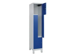 Z-garderobekast,HxBxD 1950x400x500mm,vak B 200/400mm,cil.-slot,voeten - 2