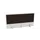 opzetpaneel,v. bureau,aanbouw achter,B 1200mm,Bl-wit,BN2036-bruin