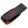 Sandisk Cruzer Blade USB Stick 64GB Zwart Rood