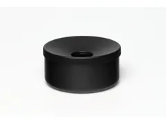 Tafelasbak H X Ø 80x 155mm Plaatstaal Zwart