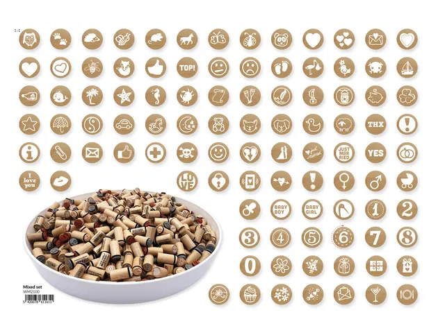 Stempels Mini Woodies assorti