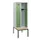 locker met bank,HxBxD 1950x600x815mm,2vak,vak B 300mm,cilinderslot