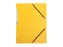 Elastomap A4 Met 3 Kleppen Karton Geel Voor 200 Vel Pak 10 Stuks