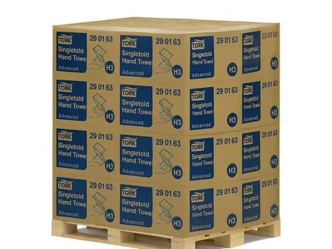 Tork 290163 Handdoek Singlefold H3 Z-vouw Advanced Wit Pallet