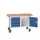 werkbank,HxBxD 830x1250x600mm,multiplexblad,uitrusting: 3laden,kast