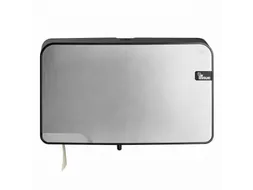 Mini duo jumbo Toiletrolhouder 447097 Zilver