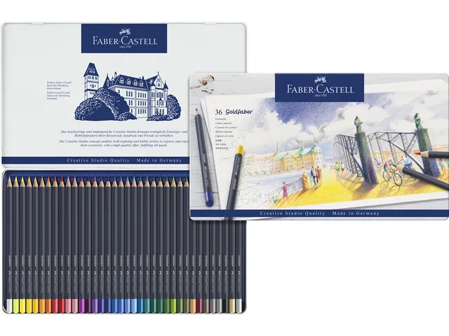 Kleurpotlood Faber-Castell Goldfaber etui à 36 stuks