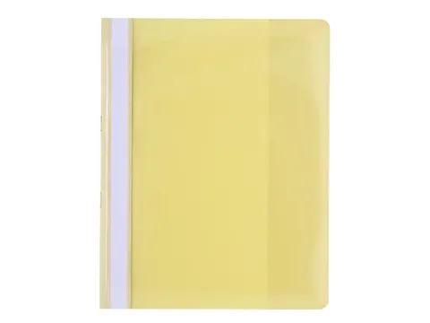 Snelhechtmappen Premium PVC A4 geel