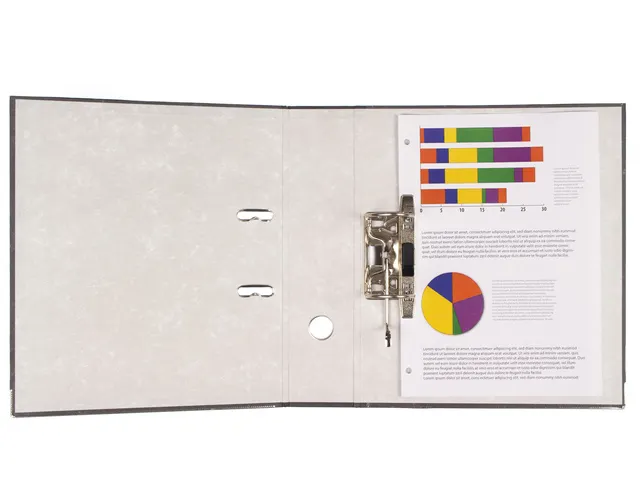 Ordner Kangaro A4 2r Wolkenmarmer 80mm