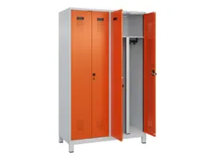 PBM-locker,HxBxD 1950x1200x500mm,4vak,vak B 300mm,draaigrendel